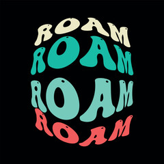 Free vector t-shirt or poster design with illustration of a tent.