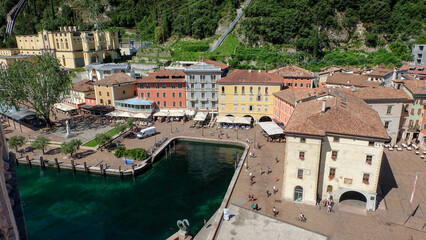 Fototapeta na wymiar Riva am Gardasee in Italien