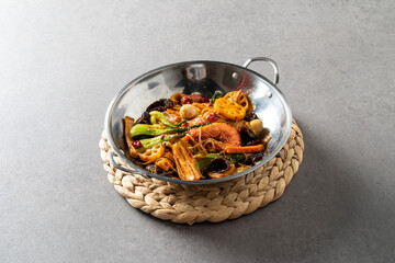 Korean food dish 마라샹궈 Mara Xiangguo