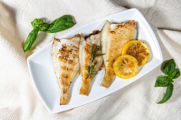 Today's dinner menu is halibut