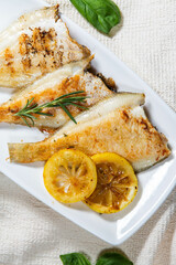 Today's dinner menu is halibut