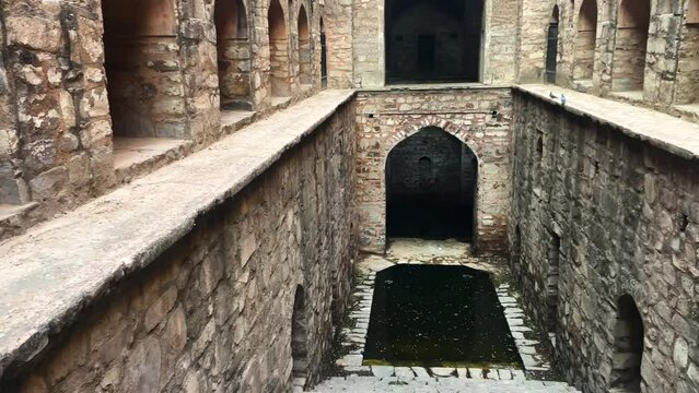Agrasen ki Baoli or Ugrasen ki Baodi is a historical step well located in New Delhi, India