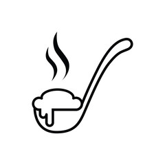 Ladle icon vector design template