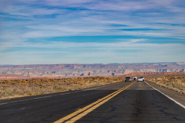 Arizona U.S. Route 89 and Grand Canyon Landscape