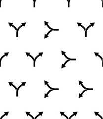 Split Icon Seamless Pattern, Split Vertical Arrow, Split Horizontal Arrow,