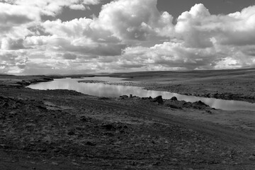 Landscape near Hella near the volcano Hekla