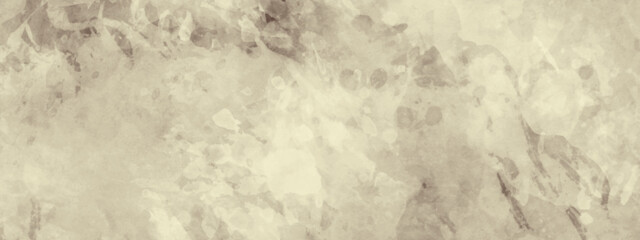 Naklejka premium Abstract white, brown watercolor texture background.