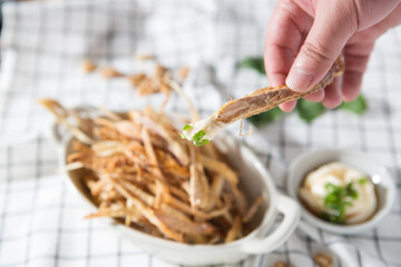 The best side dish, dried pollack