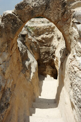 Maresha; The caves of Beit Guvrin in Israel - the underground city of ancient people