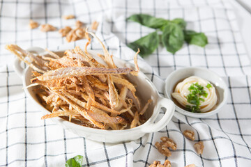 The best side dish, dried pollack