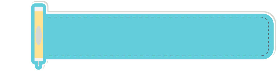 Pencil Stationary Tools Label Name Tag