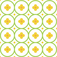 Pattern design background of nature and flower concept. Pattern graphic used for wallpaper, tile, fabric, textile.