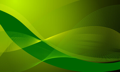 green yellow gold color curve wave abstract background