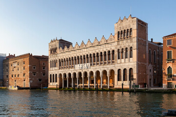 Venezia. Santa Croce. Fondaco dei Turchi sul Canal Grande.
