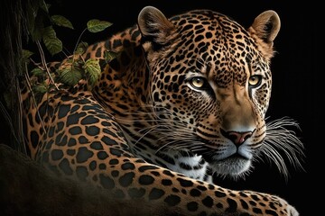 Fototapeta na wymiar Jaguar. Generative AI