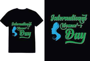 International women's day t-shirt design