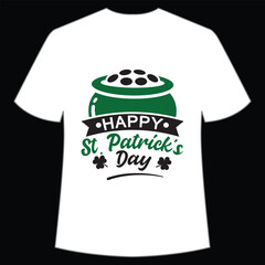 Happy St. Patrick's day Happy St Patrick's day shirt print template, St Patrick's design, typography design for Irish day, women day, lucky clover, Irish gift