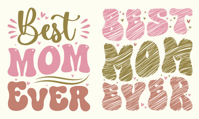 Naklejka premium Appreciation Design for Mother's Day. Eps-10. 
