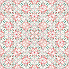 Ornate geometric pattern and artfully abstract multicolored background.