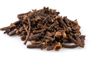 Cloves isolated on white background