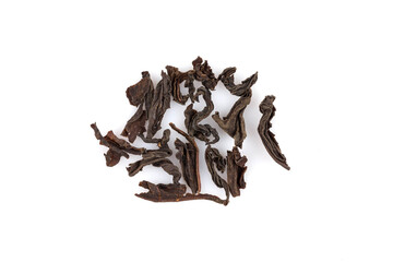 Fototapeta premium Black tea isolated on white