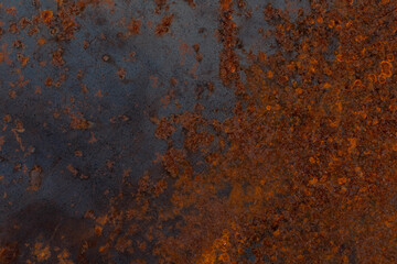 old rusty metal plate texture