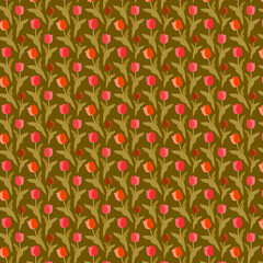 チューリップの背景イラスト