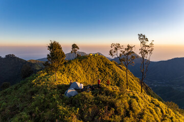 Mount RInjani camping area