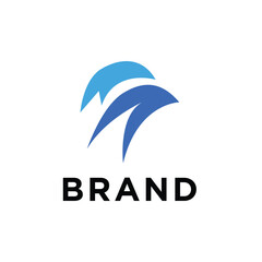 Bird logo design vector template

