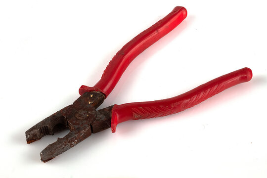 old rusty pliers