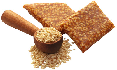 Sesame caramel candy