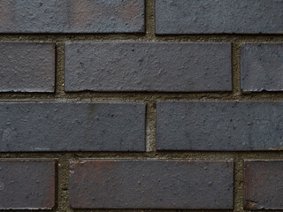 Brown textured brick wallpaper and background copy space