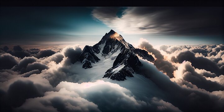 The peak of the mountain, generative ai