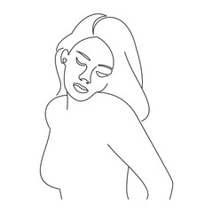Woman Line Art