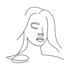 Woman Line Art