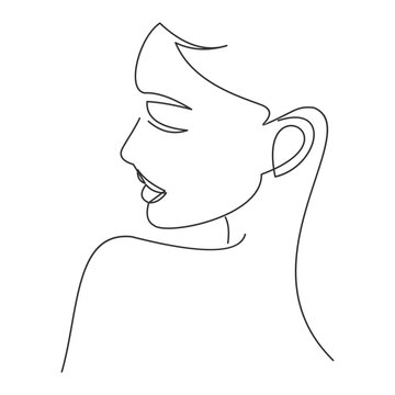 Woman Line Art