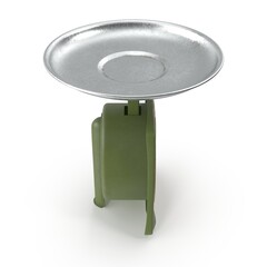 Old Kitchen Scales USSR 3d render illustration