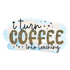 Coffee Craft Sublimation Design