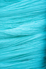 Turquoise color thai silk Yarn.