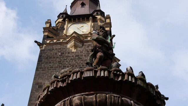 the historic town hall of wuppertal elberfeld in germany 4k 30fps video