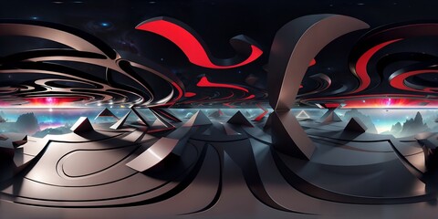 Digital painting in 3d liquid marble neon tone. Ai generative technology, kiakiaa style. vr ready. abstract background, 3d illustration