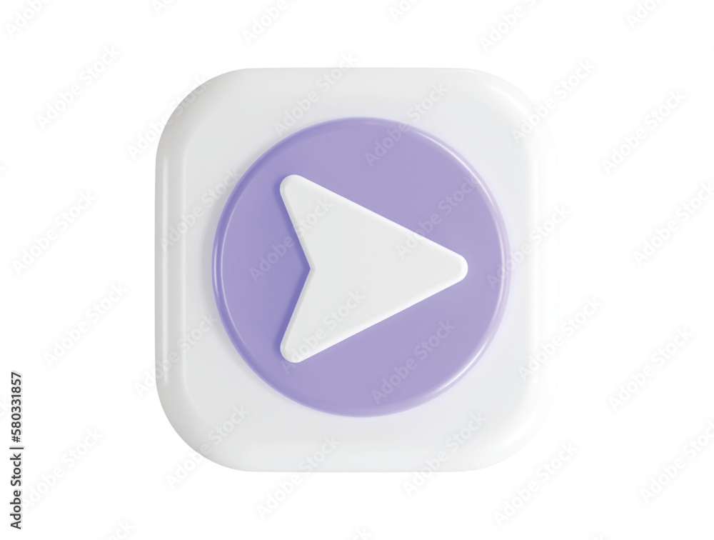 Poster arrow icon 3d rendering share vector element illustration