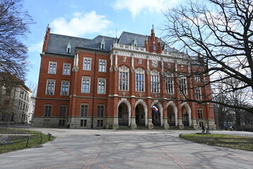 Kraków, Uniwersytet Jagielloński, Collegium Novum, architektura,  najstarsza uczelnia, 