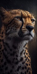 Cheetah in the meadow