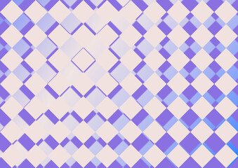 Diamond Pattern - Blue