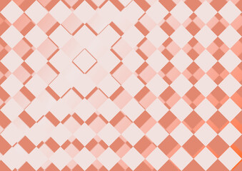 Diamond Pattern - Orange