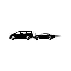 illustration of car crash vector
