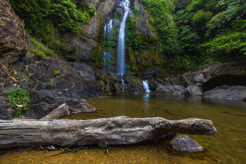 Tam Nang Waterfall, beautiful waterfall in Phang Nga  Province, ThaiLand.