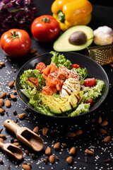 Healthy and Delicious Smoked Salmon Avocado Salad