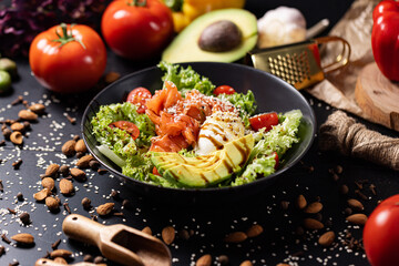 Healthy and Delicious Smoked Salmon Avocado Salad